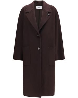 Lardini Long Cashmere Coat - Blue