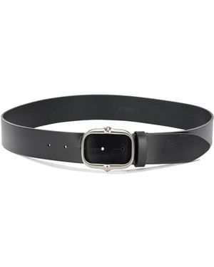 Isabel Marant "Holis" Leather Belt - Black