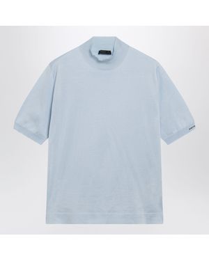 Prada Shortsleeve Cotton Top - Blue