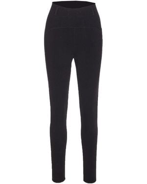 Alaïa Rib Leggings - Blue