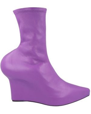 Givenchy Wedge Ankle Boots - Purple