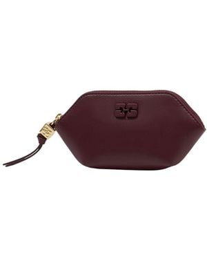 Ganni Bou Coin Purse - Purple
