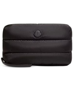 Moncler Caradoc Quilted Wash Bag - Black