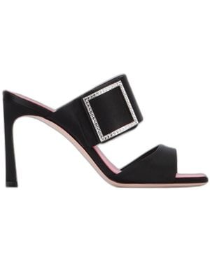 Roger Vivier Trompette Mules Sandals - Black