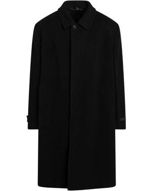 Prada Long Wool Cashmere Coat - Black