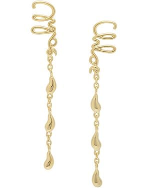 Chloé Iconic" Earrings - White