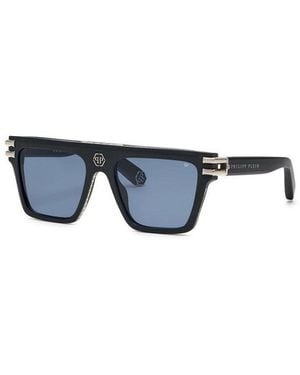 Philipp Plein Acetate Sunglasses - Blue