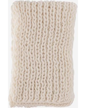 EVYINIT Merino Wool Blend Scarf - Natural