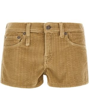R13 'Effie' Shorts - Natural