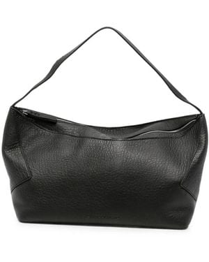 Studio Nicholson Fold Detail Zip Shoulder Bag - Black