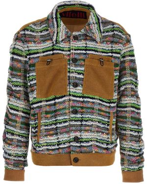 VITELLI Warp Cork Puffer Jackets - Green