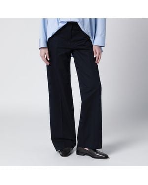 PT01 Francoise Cotton Blend Pants - Blue