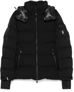 Moncler Grenoble: Giacca Da Sci Isolante "Montgetech" Con Cappuccio - Black