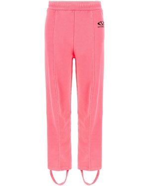 Vetements 'Oval Logo' Sweatpants - Pink