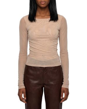 Lemaire Powder Ballerina Wrap Top - Pink