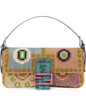 Fendi Baguette Flap Bag - Metallic