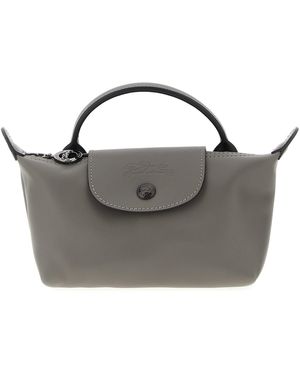 Longchamp 'Xs Le Pliage Xtra' Clutch - Gray