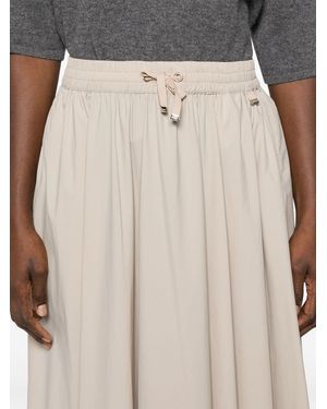 Herno Long Skirt With Elastic Waist - Multicolor