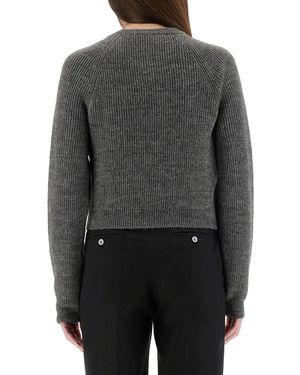 Moschino Cropped Shirt - Gray