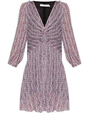IRO Ruline Short Dress - Purple