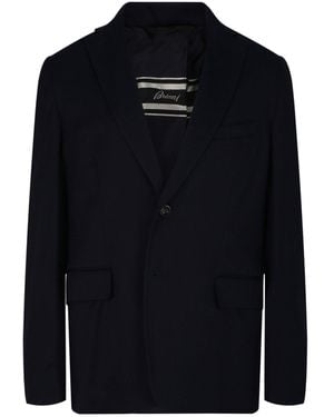 Brioni Single-Breasted Blazer - Blue