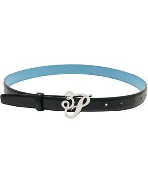 3.PARADIS Ceinture Cursive Small - Blue