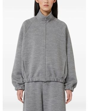 Max Mara Wool And Cotton Jacket - Gray