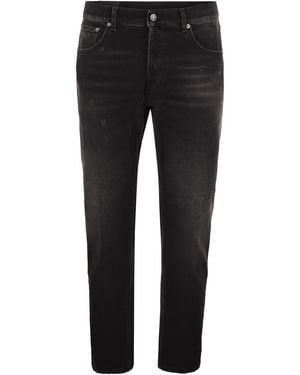 Dondup "Dian" Faded Carrot Jeans - Black
