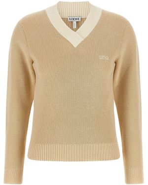 Loewe 'Double L' Sweatshirt - Natural