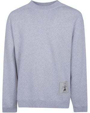 Jacquemus "Le Sweatshirt Torneo" Sweatshirt Round Neck - Blue