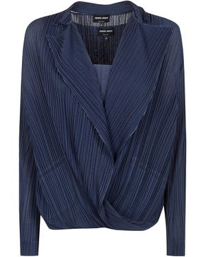 Giorgio Armani Twin Set Plisse - Blue
