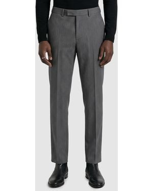 Dior Tailored Striped Pants - Gray