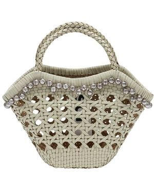 OSOI Lip Shopper Bag - Metallic