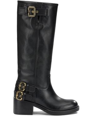 Chloé "Dakota" Knee-High Boots - Black