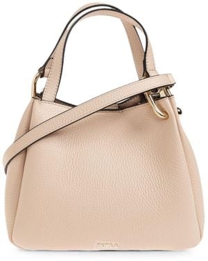 Furla Nuvola Mini – Top Handle Bag - Natural