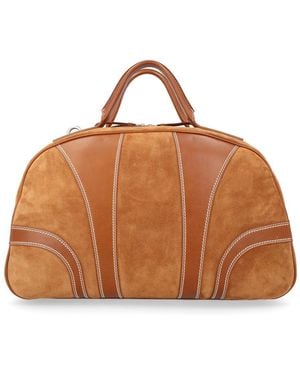 Dries Van Noten Leather Shoulder Bag - Brown