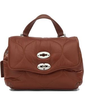 Zanellato "Postina Lunaria" Small Handbag - Brown