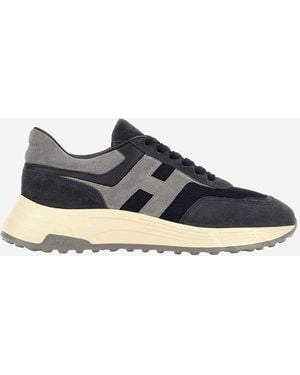 Hogan Leather Sneakers Hyperlight - Blue