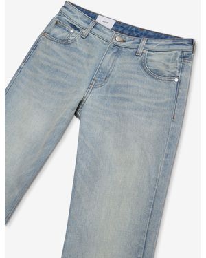 Rhude Low-Waist Flare Denim Light Nwt - Blue