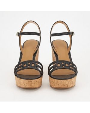 Ferragamo Fieri 70 C Sandal, Leather - Black