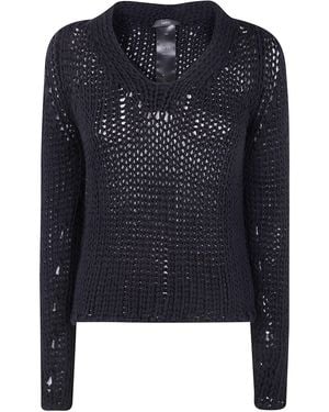 SAPIO V Neck Sweater - Blue