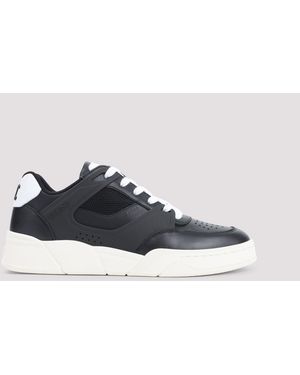 Celine Ct-09 Leather, Rubber And Mesh Sneakers - Blue