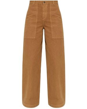 Moncler Wide Pants - Brown