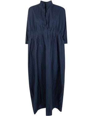 Daniela Gregis "Genziana" Midi Dress - Blue