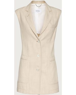 Ferragamo Jacket — Cream - Natural