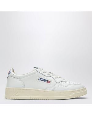 Autry Medalist Leather Sneakers - White