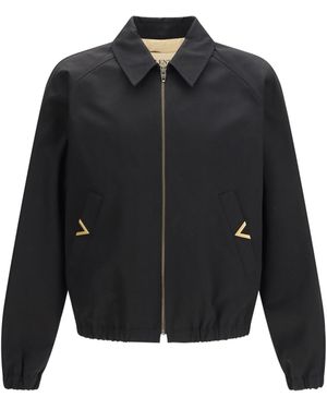 Valentino Collared Jacket - Black