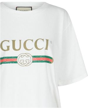 Gucci Logo T-Shirt - White