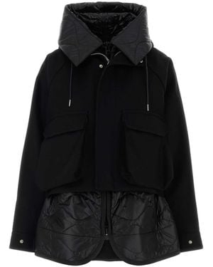 Sacai Manhattan Leather Crossbody Bag - Black
