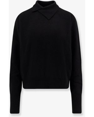THE 73 Turtleneck Wool Sweater - Black